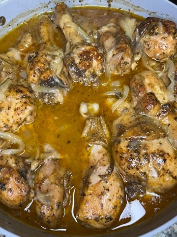 Grandma's oven baked chicken recipe